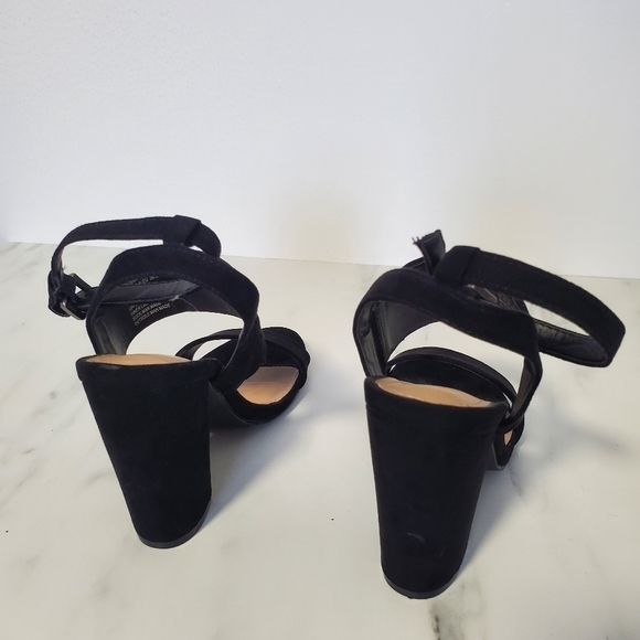 Justfab Black Perenna Heeled Sandal - Picture 3 of 7